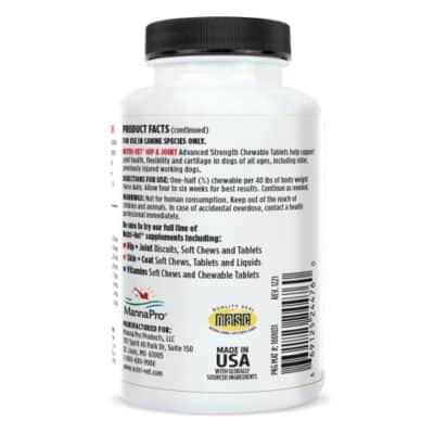 Nutri-Vet Hip & Joint Chewable Dog Supplements- Formulated with Glucosamine & Chondroitin for Dogs- 90 Count - Image 2