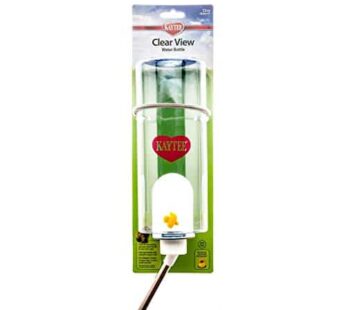 Kaytee Clear View Water Bottle for Pet Rabbits, Ferrets, and Guinea Pigs, 32 oz