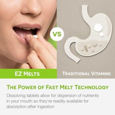 EZ Melts Dissolvable Vitamin D3 5,000 IU, Sugar-Free, 3-Month Supply - Image 8