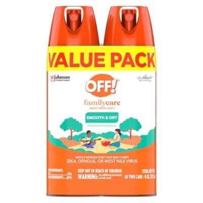 OFF! Family Care Insect & Mosquito Repellent, Bug Spray Containing 15% DEET, Protects Against Mosquitoes, 4 Oz, 2 Count - Image 2