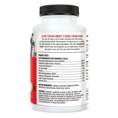 Nutri-Vet Hip & Joint Chewable Dog Supplements- Formulated with Glucosamine & Chondroitin for Dogs- 120 Count - Image 9