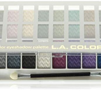 L.A. COLORS 16 Color Eyeshadow Palette, Smokin’, 0.95 Oz,Powder