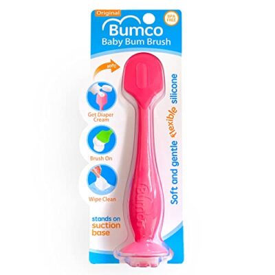 Bumco Diaper Cream Spatula - BPA-Free Diaper Bag Essentials, Soft Butt Spatula Baby, Mom-Invented Butt Paste Spatula, Bumco Diaper Cream Spatula, Flexible Diaper Cream Applicator, Bumco Baby Bum Brush