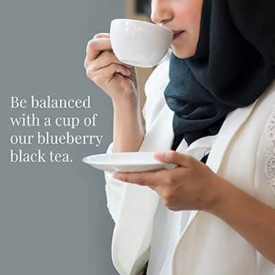 The Republic of Tea Wild Blueberry Tea, 2.8 oz Tin | 50 Tea Bags, Gourmet Black Tea | Caffeinated - Image 2