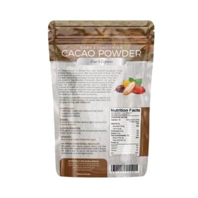 Pure Natural Miracles Cacao Powder Organic - Cocoa Powder Unsweetened - Organic Cocoa Powder - Raw Cacao Powder Organic - Ceremonial Cacao - 16oz - Image 5