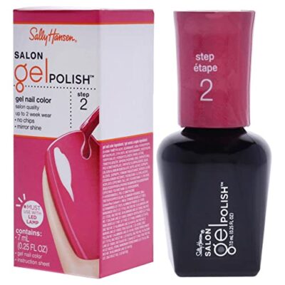Sally Hansen Salon Pro Gel Nail Polish Lacquer, Back to the Fuchsia, 0.24 Fl. Oz. - Image 5
