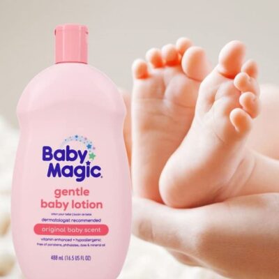 Baby Magic Baby Lotion Gentle 16.5 Ounce Baby Scent (488ml) (3 Pack) - Image 4