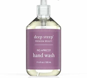 Deep Steep Argan Oil Liquid Hand Wash, Fig Apricot, 17.6 Fluid Ounce