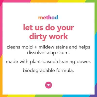Method Bathroom Cleaner, Removes Mold + Mildew Stains, Eucalyptus Mint, 28 Fl Oz (Pack of 8) - Image 5