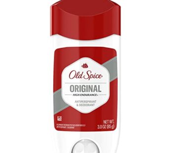 Old Spice Antiperspirant and Deodorant for Men High Endurance Original 3 Oz (Pack of 6)