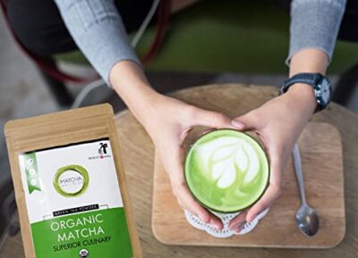 eco heed Organic Japanese Matcha Green Tea Powder - Premium Superior Culinary Grade - Stone Ground No Additives - (1.05oz) - Image 2