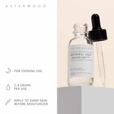 ASTERWOOD Matrixyl 3000 + Argireline Serum with Hyaluronic Acid - Anti-Aging and Anti-Wrinkle - Not Your Ordinary Peptides Serum For Face, 118ml/4 oz - Image 6