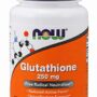 NOW Supplements, Glutathione 250 mg, Detoxification Support*, Free Radical Neutralizer*, 60 Veg Capsules