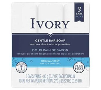 Ivory Soap Personal Bar 3.1 Ounce, Pack of 3