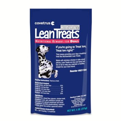 Covetrus Nutrisential Lean Treats for Dogs - Soft Dog Treats for Small, Medium & Large Dogs - Nutritional Low Fat Bite Size K9 Treats - Chicken Flavor - Single Pack - 4oz - Image 3