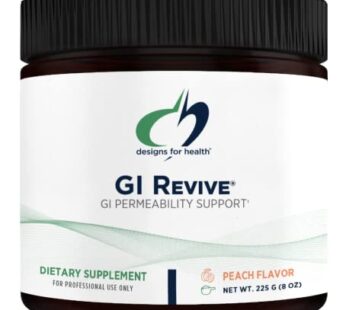 Designs for Health GI Revive Gut Health Powder – L Glutamine & Citrus Pectin for Digestive Health + Slippery Elm, Marshmallow Root & Cat’s Claw for Healthy Intestinal Function (28 Servings)