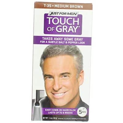 JUST FOR MEN Touch of Gray Haircolor T-35 Medium Brown, 1 Each ( Pack of 2 )