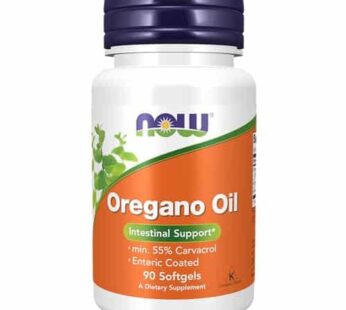 NOW Supplements, Oregano Oil with Ginger and Fennel Oil, Enteric Coated, 90 Softgels