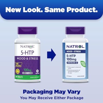 Natrol 5-HTP 100mg, Dietary Supplement Helps Support a Balanced Mood, 90 Time Release Tablets, 22-45 Day Supply - Image 4