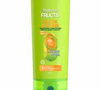 Garnier Fructis Sleek and Shine Conditioner, Frizzy, Dry, Unmanageable Hair, 21 fl; oz.