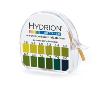 Micro Essential Labs pHydrion Urine and Saliva ph test paper , 15 ft roll with dispenser and chart, ph range 5.5-8.0