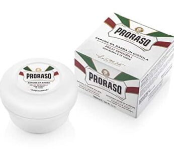 Proraso Shaving Soap in a Bowl, Sensitive Skin, 5.2 Oz