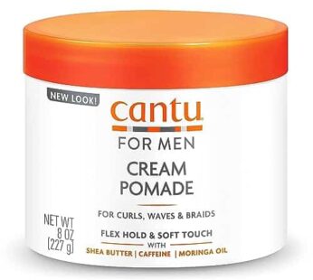 Cantu for Men Cream Pomade Flex Hold, 8 oz (Packaging May Vary)