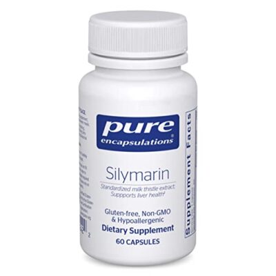 Pure Encapsulations Silymarin - 250 mg Milk Thistle Per Capsule - Liver Health Support - Antioxidants Supplement - Non-GMO & Vegan - 60 Capsules