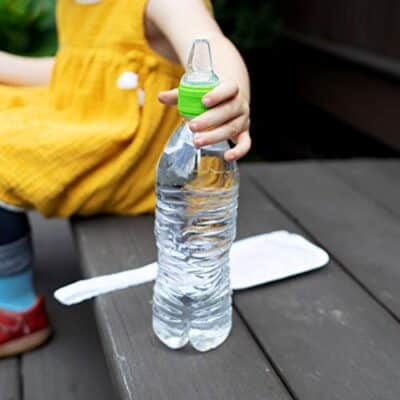 green sprouts Spout Adapter for Water Bottle, Quickly Converts a Standard Bottle into a Sippy Cup, Collar Fits Two Bottle Sizes, One Size - Image 4