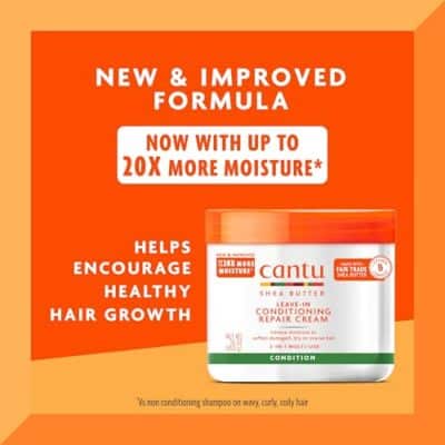 Cantu Leave-In Conditioning Repair Cream with Shea Butter, 16 oz (Packaging May Vary) - Image 2