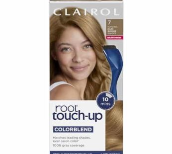 Clairol Root Touch-Up by Nice’n Easy Permanent Hair Dye, 7 Dark Blonde Hair Color, Pack of 1