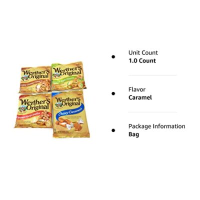 Werthers Bundle (4 Items) Variety Pack (Original Hard Candies/Chewy Caramels/Creamy Caramel Filled/Caramel Apple Filled) - Image 6