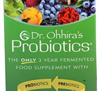 ESSENTIAL FORMULAS Dr. Ohhira?s Probiotics Original Formula with 3 Year Fermented Prebiotics, Live Active Probiotics and The only Product with Postbiotic Metabolites, 60 Capsules