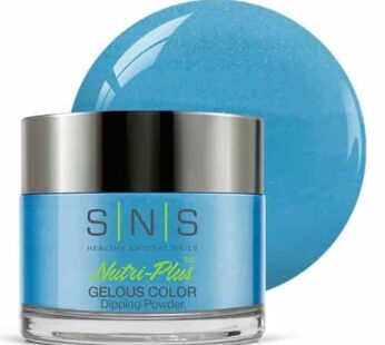 SNS Nail Dip Powder, Gelous Color Dipping Powder – Hypnosis (Blue/Shimmer) – Long-Lasting Dip Nail Color Lasts 14 Days – Low-Odor & No UV Lamp Required – 1oz