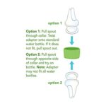 green sprouts Spout Adapter for Water Bottle, Quickly Converts a Standard Bottle into a Sippy Cup, Collar Fits Two Bottle Sizes, One Size - Image 10