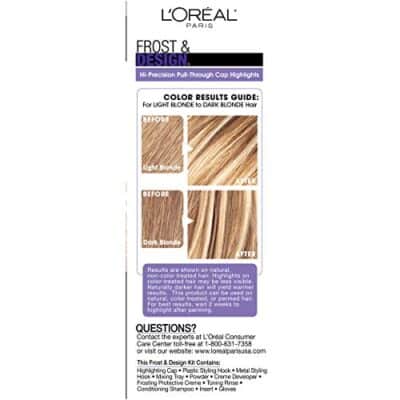 L'Oreal Paris Frost and Design Cap Hair Highlights For Long Hair, H85 Champagne, 1 kit - Image 11