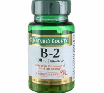 Nature’s Bounty, Vitamin B-2, 100 mg, 100 Tablets