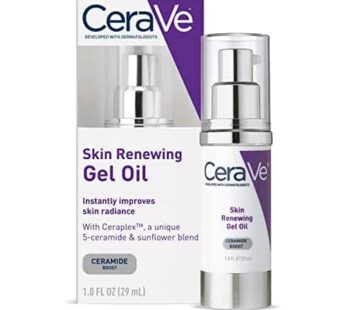 CeraVe Anti Aging Gel Serum for Face to Boost Hydration | With Ceramide Complex, Sunflower Oil, and Hyaluronic Acid | 1 Ounce