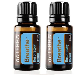 doTERRA Breathe Essential Oil Respiratory Blend 15 ml (Pack of 2)