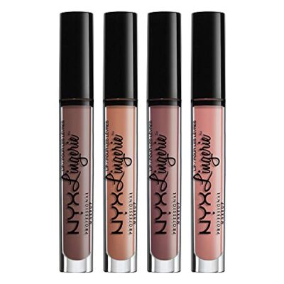 NYX PROFESSIONAL MAKEUP Lip Lingerie Matte Liquid Lipstick - French Maid (Muted Mauve) - Image 10