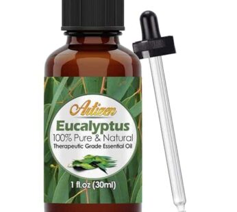 Artizen 30ml Eucalyptus Essential Oil (100% Pure & Natural – Undiluted) – 1 Fluid Ounce – Therapeutic Grade Eucalyptus Essential Oils – Essential Eucalyptus Oil for Sauna, Aromatherapy & More