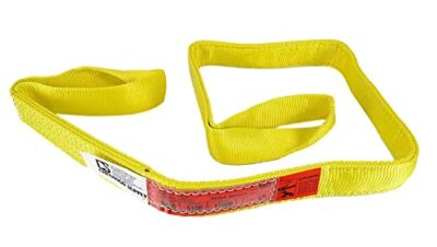 DD Sling (USA Made). 2" wide X (4' to 20' lengths) in Listing! 2 Ply Twisted Eye, Nylon Lifting Slings, Eye & Eye, Heavy Duty (900 webbing), 5.100 Choker, 12.800 Basket Load Capacity (2inX6ft) - Image 6