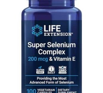 Life Extension Super Selenium Complex with Vitamin E ? Cellular Health & Longevity Support ? Gluten-Free, Non-GMO, Vegetarian ?100 Capsules(Pack of 1)