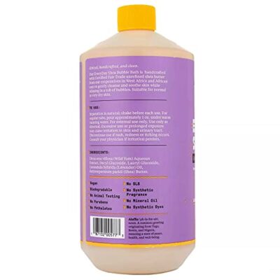 Alaffia Everyday Shea Bubble Bath, Soothing Support for Deep Relaxation and Soft Moisturized Skin | Made with Fair Trade Shea Butter | Cruelty Free | No Parabens | Vegan, Lavender 32 Fl Oz - Image 2