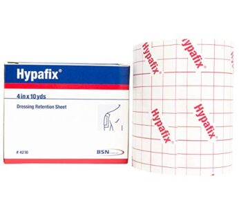 Hypafix Dressing Retention Tape 4″ x 10 Yards, 1 Roll