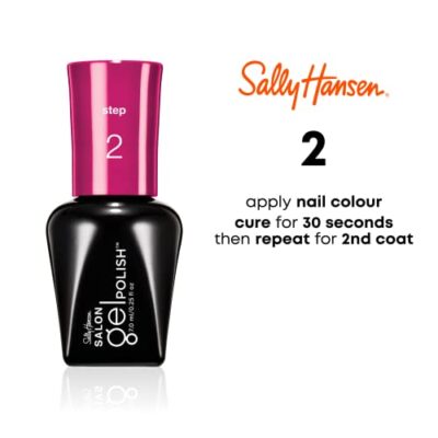 Sally Hansen Salon Gel Polish Nail Lacquer, Purplexed, 0.14 Fl Oz - Image 6