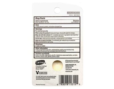 Carmex Lip Balm Pot, Original, 0.25 ounce (Pack of 3) - Image 3