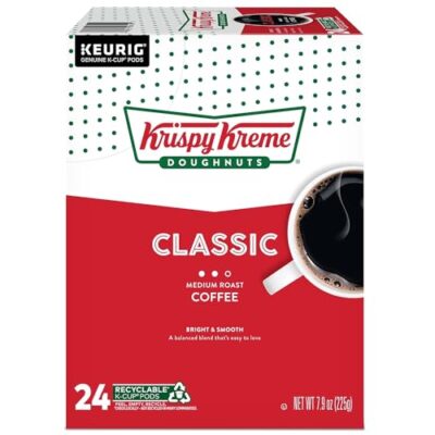 Krispy Kreme Classic, Single-Serve Keurig K-Cup Pods, Medium Roast Coffee, 24 Count - Image 4