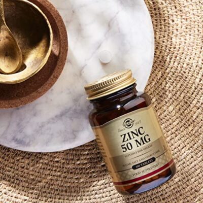 Solgar Zinc 50 mg - 100 Tablets - Antioxidant, Skin & Immune System Support - Non-GMO, Vegan, Kosher, Gluten Free - 100 Servings - Image 6