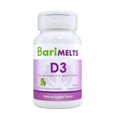 BariMelts Vitamin D3 5000 iu - 3 Month Supply (90 Fast-Dissolving Tablets) - Post-Op Bariatric Vitamins?